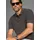 MAN'S WORLD Poloshirt MAN'S WORLD, Herren, Gr. 64 (3XL), grau (anthrazit), Piqué, Obermaterial: 100% Baumwolle, unifarben, Basic, regular fit, Rundhals, Flachstrickbündchen, Shirts, Kurzarm, lockere Passform, unifarben, Topseller