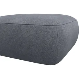 flexlux Pouf Torino 91 x 46 x 91 cm Grau