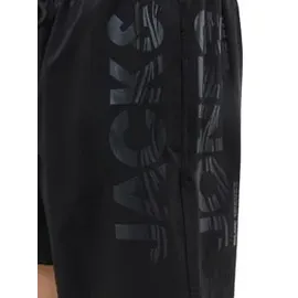 Jack & Jones PlusSize Badeshorts JPSTMAUI WAVE LOGO Schwarz 6XL