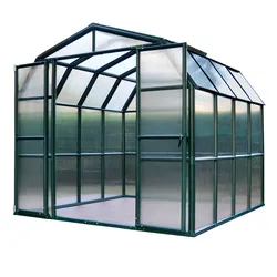 Rion Kunststoff Gewächshaus Grand Gardener 44 | Grün | 264x267x238 cm | ohne Fundament