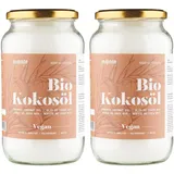 Bio Kokosöl MonteNativo - 2x1000mL (1L) - 2erBio Kokosfett, Kokosnussöl, Premium