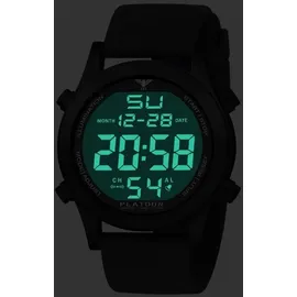 KHS Platoon Digitaluhr Silikon 13 mm PLABSD.SB