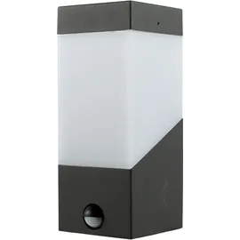 Heitronic Madeleine, E27 Aluminium, IP44 mit Bewegungsmelder