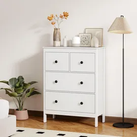 Homcom Sideboard 74 x 97 x 35 cm Weiß