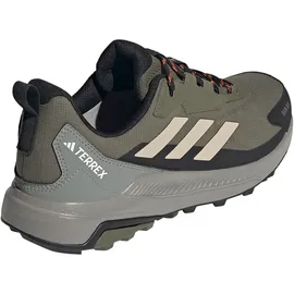 Adidas Herren Terrex Anylander RAIN.RDY Hiking Shoes Wanderschuhe, Olive strata/Wonder beige/core Black, 43 1/3