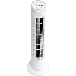 Turmventilator Nedis 76 cm mit Schwenkfunktion 3-stufig 120 min. Timer weifl
