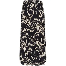 Kaffe Maxirock Damen Schwarz/Nature Organic Lines XL/XXL