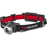 LedLenser H8R Headlamp, 600 lumen, Black/red