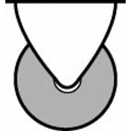 BS Rollen Schwerlastdoppelrolle S110.B15.126 Bockrolle, Raddurchmesser 125 mm,