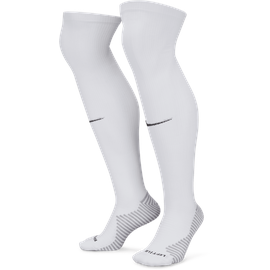 Nike Dri-FIT Strike kniehohe Fußballsocken - Weiß, 42-46