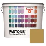 ALPINA Wandfarbe »Pantone«, Wandfarbe »Pantone«, Innenfarbe Sauterne 2,5 Liter matt - braun