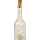 Buri Flaschenlicht 10 LEDs Lichterkette Korken Drahtlichterkette Dekolicht Partylicht