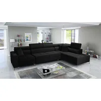 Ecksofa Big Sofa SID X MINI mit Schlaffunktion Farbe wählbar TOP Qulaität - Schwarz/Rot/Grau/Grün/Blau/Beige/Braun/Dunkelgrau/dunkelgrün/Dunkelblau