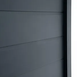 staket pro Gartenzaun STAKET PRO 733 x 180 cm Grau/Schwarz Aluminium