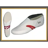 IWA IWA-Gymnastikschuhe Kunstturnschuhe IWA 502, creme/rot, 34EU