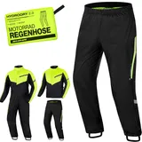 SHIMA HYDRODRY 2.0 Motorrad Regenbekleidung Hose Wasserdicht Reflektierend Damen Herren Set für Regenkombi Waterproof Regenschutz Atmungsaktiv Motorradkombi (Hosen Unisex, Fluo, XS)