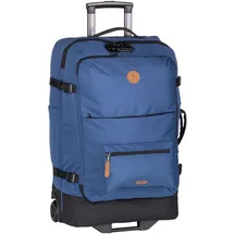 Cabaia Soft Suitcase Essentials Trolley M 2-Rollen 67 cm / 75 l blau