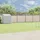 vidaXL Outdoor-Hundezwinger mit Dach Silbern 12x12x2,5m Stahl Verzinkt
