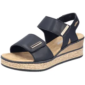 Rieker Keilsandaletten Damen Schwarz 37