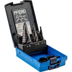Stufenbohrer-Set HSS HC-FEP 3-tlg.