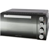 Bomann Minibackofen, Schwarz, Metall, Glas, 52.4x29.7x41.7 cm, herausnehmbares Krümelblech, Timer, akustisches Signal Ein-/Aus, Innenbeleuchtung, Küchengeräte, Sonstige Küchengeräte