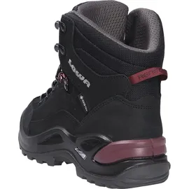 Lowa Renegade GTX Mid Damen Schwarz/Pflaume 41