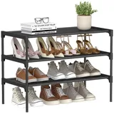 Songmics Schuhregal 62,3 x 54,0 x 30,0 cm stehend / Schwarz