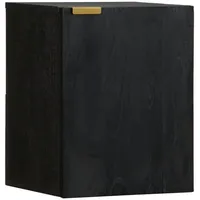 VidaXL Bad-Hängeschrank Schwarz 38x33x48 cm Holzwerkstoff