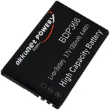 Powery Akku für Handy Doro Primo 366, 3,7V, Li-Ion