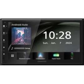JUST SOUND best choice for caraudio DMX5023DABS Autoradio Einbauset für Opel Corsa D Champagner mit Bluetooth, USB, DAB, Touchscreen