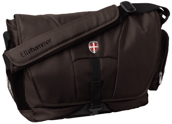 Ellehammer Bergen Laptoptasche Messenger braun