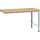 Manuflex Ansatztisch UNIVERSAL Spezial, Tischplatte Multiplex, 1500x1000, alusilber