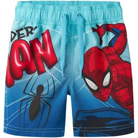 NAME IT NMMMALTE SPIDER LONG SWIMSHORTS Blau 92