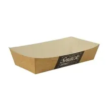 Papstar Pommes-Frites-Trays 50 St. 3,5 cm x 7 cm Weiß