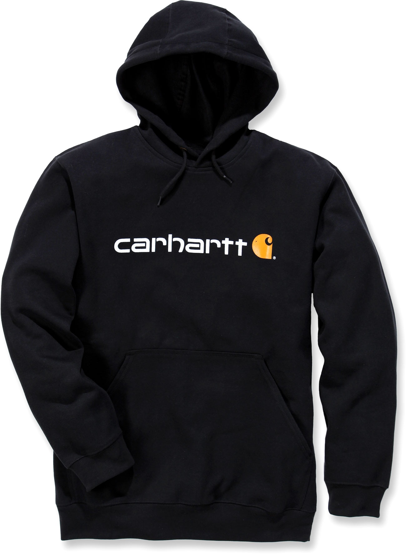 Carhartt Signature Logo, sweat à capuche - Noir - M