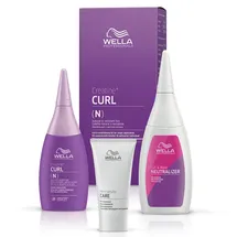 Wella Texture Plex Creatine+ Curl N Emulsion 75 ml + Care Pre Treatment 30 ml + Curl & Wave Neutralizer 100 ml Geschenkset