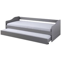 ebuy24 Inter Link Funktionsbett Leonie 90 x 200 cm Holz Grau