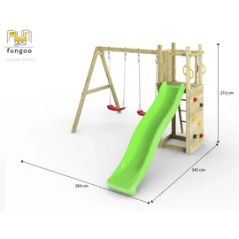 fungoo Spielturm Funny 3 Natur