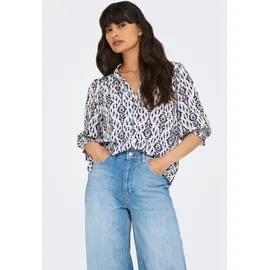 Only ONLRAYA 3/4 SHIRT WVN NOOS Blau S
