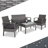 CASARIA Balkonset 7-tlg. Grau