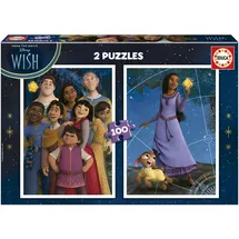Educa - Puzzleset 100 Teile | Disney Wish. Puzzle 100 Teile für Kinder ab 6 Jahren (19742)