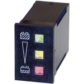 BAUSER 824 12V grün: ≥ 12 V, gelb: < 12V ≥ 11 V, rot: < 11V