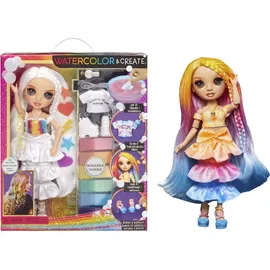 MGA Entertainment Rainbow High Watercolour & Create Modepuppe (507598)