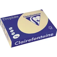 Clairefontaine Kopierpapier Kopierpapier Trophee Pastell A4 80g/qm chamois VE=500