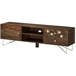 Love it TV- Lowboard  Mitsu , holzfarben , Maße (cm): B: 160 H: 48 T: 35.0