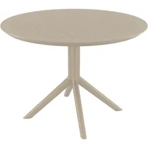 CLP Sky Gartentisch Ø 105 x 74 cm Grau