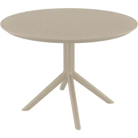 CLP Sky Gartentisch Ø 105 x 74 cm Grau