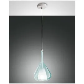 Fabas Luce Lila 1-flg. 40 W 30 cm Metall azurblau