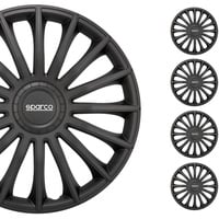 Sparco Satz Sparco Radzierblenden Treviso 16-Zoll Schwarz