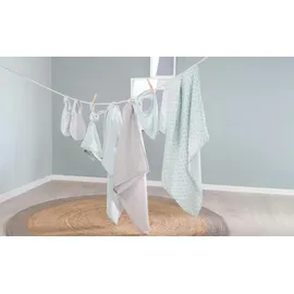 roba Geschenkset Baby Essentials 'Lil Planet' frosty green aus Bio-Baumwolle, Gots